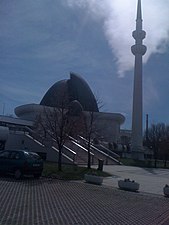 Džamija i IC u Zagrebu, pogled s druge strane
