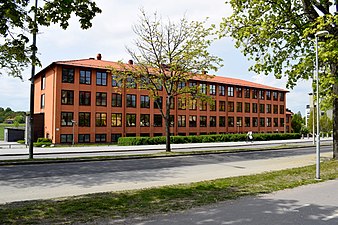 Före detta Försvarets läroverk i Uppsala 2019.