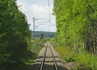 Mora – Uppsala railway line