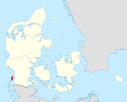 Dinamarca localização romo.svg