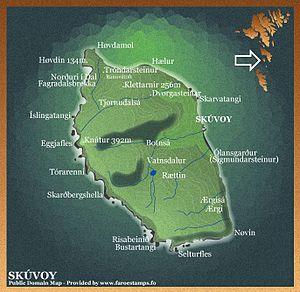 Mapa de Skuvoy