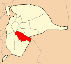 Districto Sur - Lokacija
