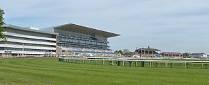 Doncaster Racecourse, where American Post won the Racing Post Trophy Doncaster Racecourse 2.jpg