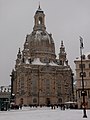 Dresden: Frauenkirche im Winter