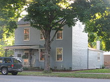 Eggleston's childhood home in Vevay