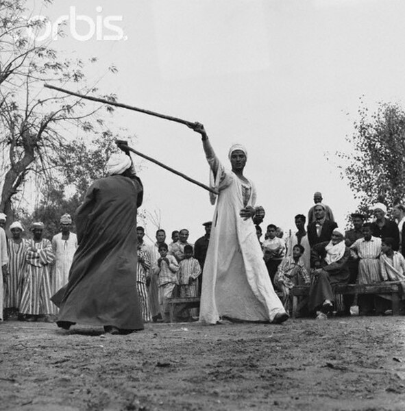 Image: Egyptian Stick Fencing