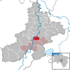 Location of the community of Estorf in the district of Nienburg / Weser