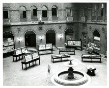 Exhibit on the USDA patio, 1958.tif