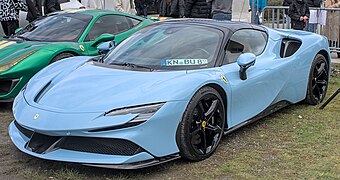 Ferrari SF90 Spider - left front view