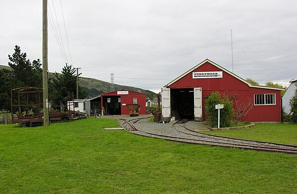 New Zealand 10G Postcard Locomotive D140 Moorhouse Station Ferrymead Railway