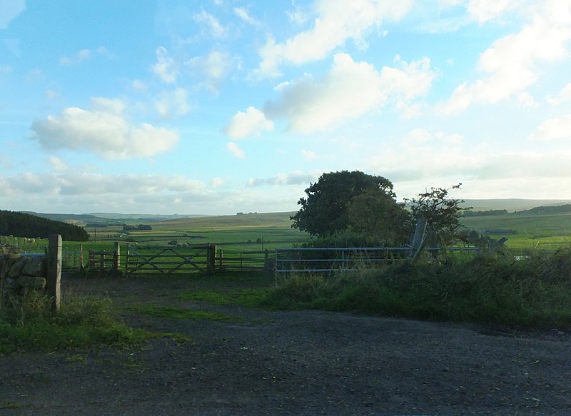 File:Field entrance and footpath to Heatherwick - geograph.org.uk - 3685128.jpg