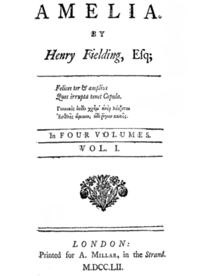 Henry Fielding: Život, Výběrová bibliografie, Různé