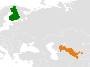 Финляндия и Узбекистан