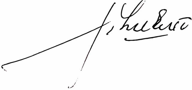 signature de José Toribio Merino