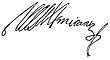 firma de Juan Tomás Enríquez de Cabrera