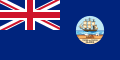 Vlajka Turks a Caicos (1889–1968) Poměr stran: 1:2