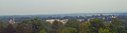 Flemington desde Prospect Hill, mirando al sureste