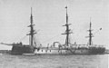 Fragata blindada Numancia, insignia de la flota cantonal.