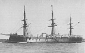 The Spanish Armored Frigate Numancia.