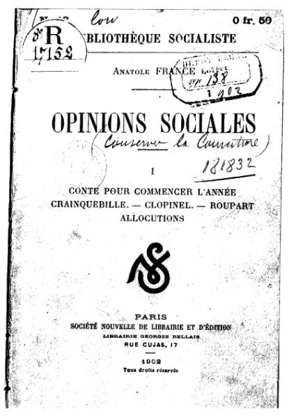 Fichier:France - Opinions sociales, vol 1, 1902.djvu