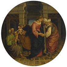 Sacra Famiglia con i Santi Giovanni, Elisabetta e Zaccaria di Francesco Signorelli (collezione privata)