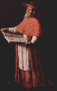 Francisco de Zurbarán, 1626-1627 Saint Jérôme (en habit de cardinal).
