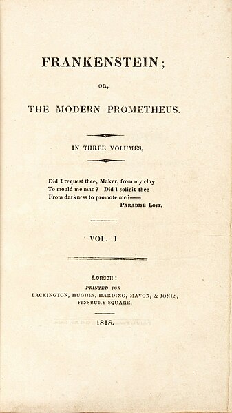 File:Frankenstein 1818 edition title page.jpg