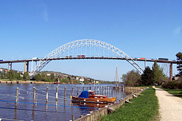 Fredrikstadsbron over Glomma i maj 2006.