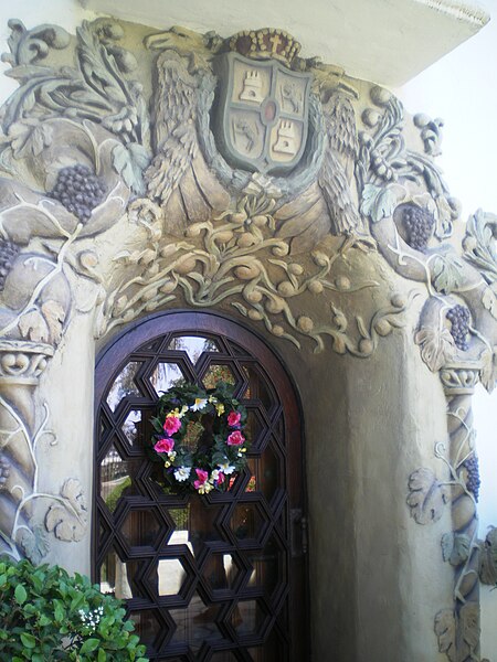 File:Front Door to Temple Mansion, City of Industry.JPG