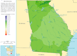 Average annual precipitation for Georgia GAprecipitation.gif