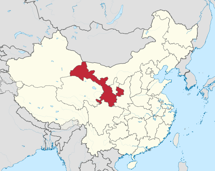 File:Gansu in China (+all claims hatched).svg