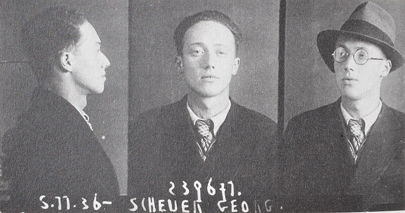 File:Georg Scheuer, Foto der Österreichischen Staatspolizei, 5.11.1936.jpg