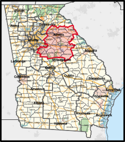 Georgia's 10th congressional district (since 2023).svg