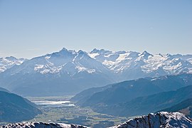 Richtung Süden zur Glocknergruppe und dem Zeller See