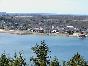 Panorama de la bahía de Gor