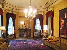 A drawing room in the mansion. Governor's Mansion State Historic Park - second parlor.JPG