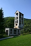 Headframe of the former hard coal mine