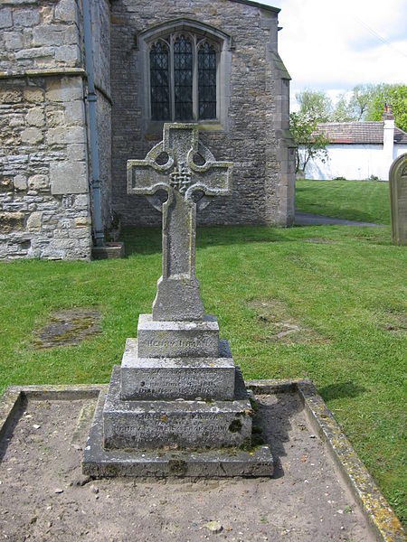 Henry Inman's grave, All Saints churchyard, North Scarle, UK.
