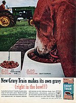 1963 ad for Gravy Train by General Foods Gravytrain ad 1963.jpg