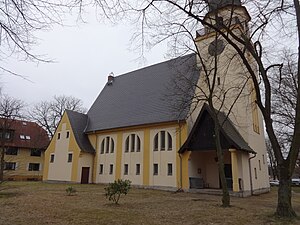 Groß-Köris Christuskirche Kirchenschiff Nordansicht.JPG