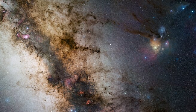 Rho Ophiuchi, a multiple star system in the constellation (By ESO)