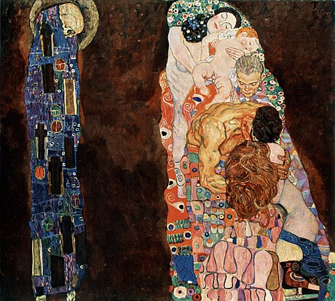 gustav klimt death and life analysis