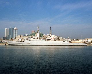 HMS <i>Active</i> (F171) Royal Navy frigate of the Type 21, Amazon Class