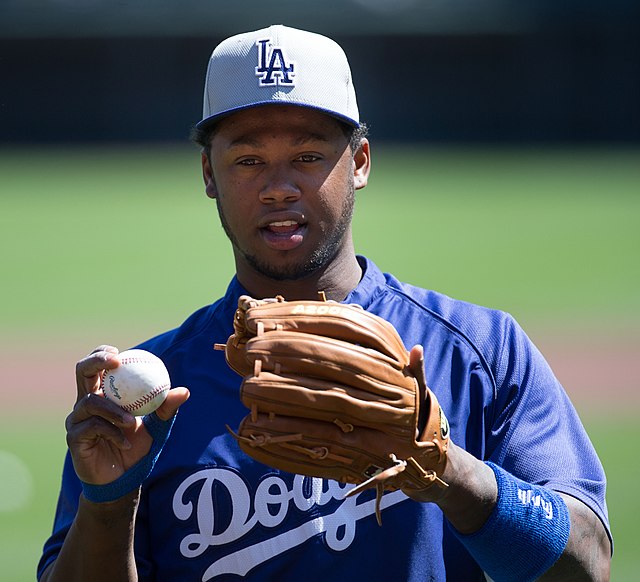 Ramírez with the Los Angeles Dodgers in April 2013.