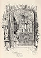 Herbert Railton Fan Vaulting in South Aisle of Henry VII Chapel A Brief Account of Westminster Abbey 1894.jpg