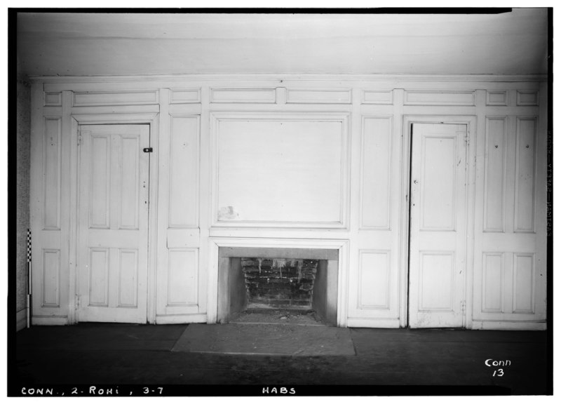 File:Historic American Buildings Survey James Rainey, Photographer May 7, 1936 CHAMBER WALL (NORTHEAST) - Captain Asa Deming House, Rocky Hill (moved to MA, Wellesley), Rocky Hill, HABS CONN,2-ROHI,3-7.tif