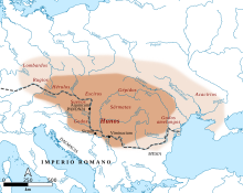 Map of the Hunnic Empire