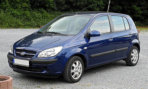 Hyundai Getz (Facelift) – Frontansicht, 4. Juni 2011, Wülfrath