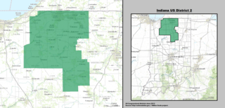Indianas 2nd congressional district U.S. House district for Indiana