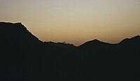 Landschaft bei den Türmen des Schweigens bei Yazd